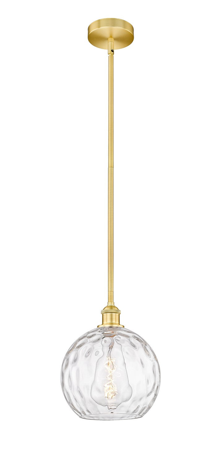 Innovations 616-1S-SG-G1215-10 One Light Mini Pendant, Satin Gold