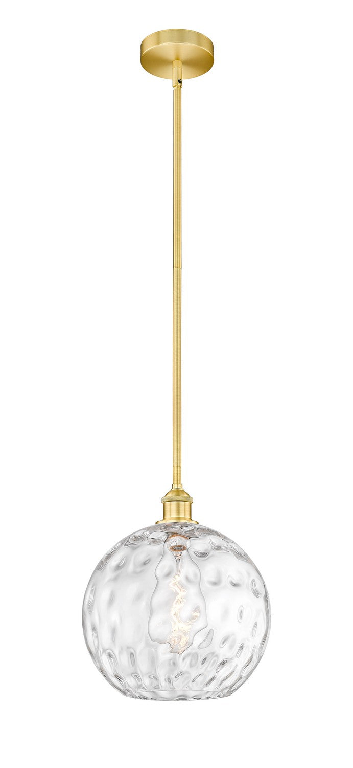 Innovations 616-1S-SG-G1215-12 One Light Mini Pendant, Satin Gold