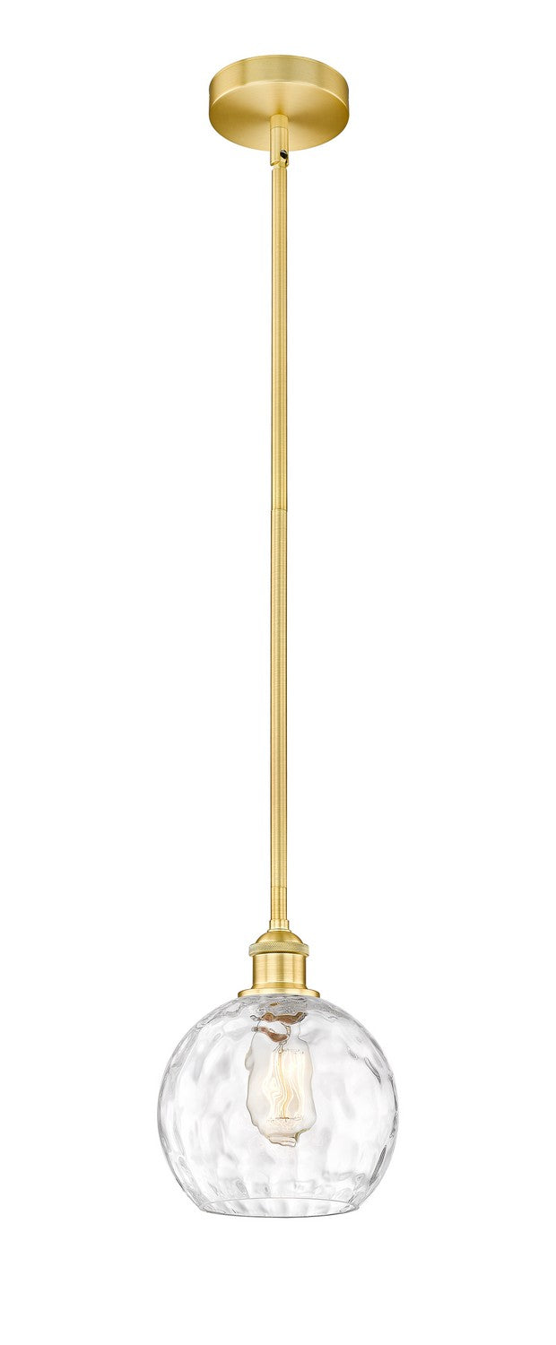 Innovations 616-1S-SG-G1215-8 One Light Mini Pendant, Satin Gold