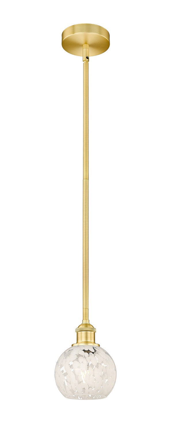 Innovations 616-1S-SG-G1216-6WM LED Mini Pendant, Satin Gold