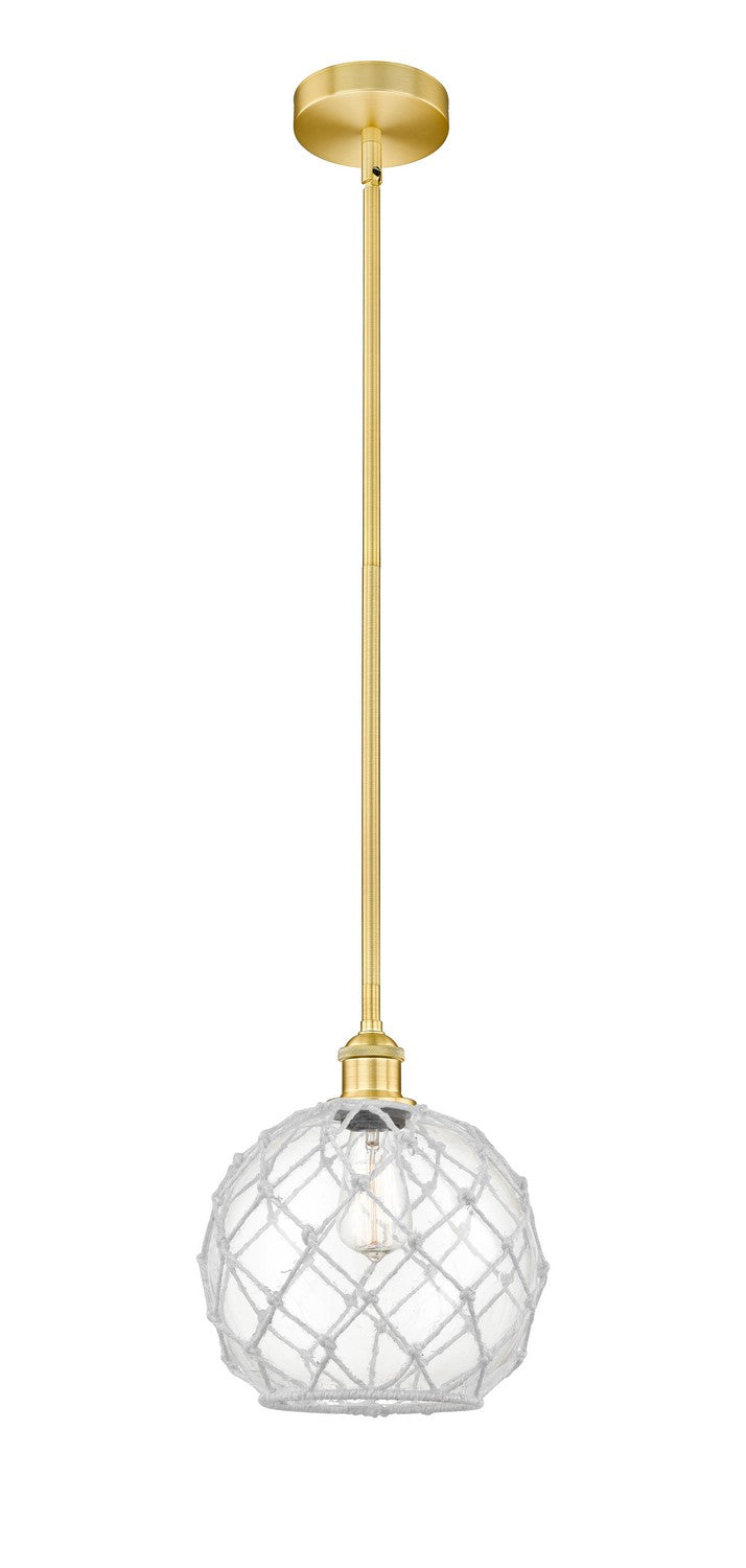 Innovations 616-1S-SG-G122-10RW One Light Mini Pendant, Satin Gold
