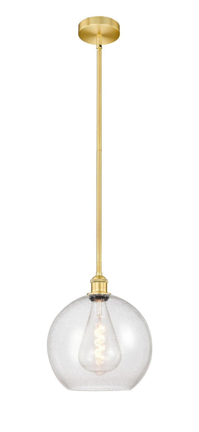 Innovations 616-1S-SG-G124-12 One Light Mini Pendant, Satin Gold
