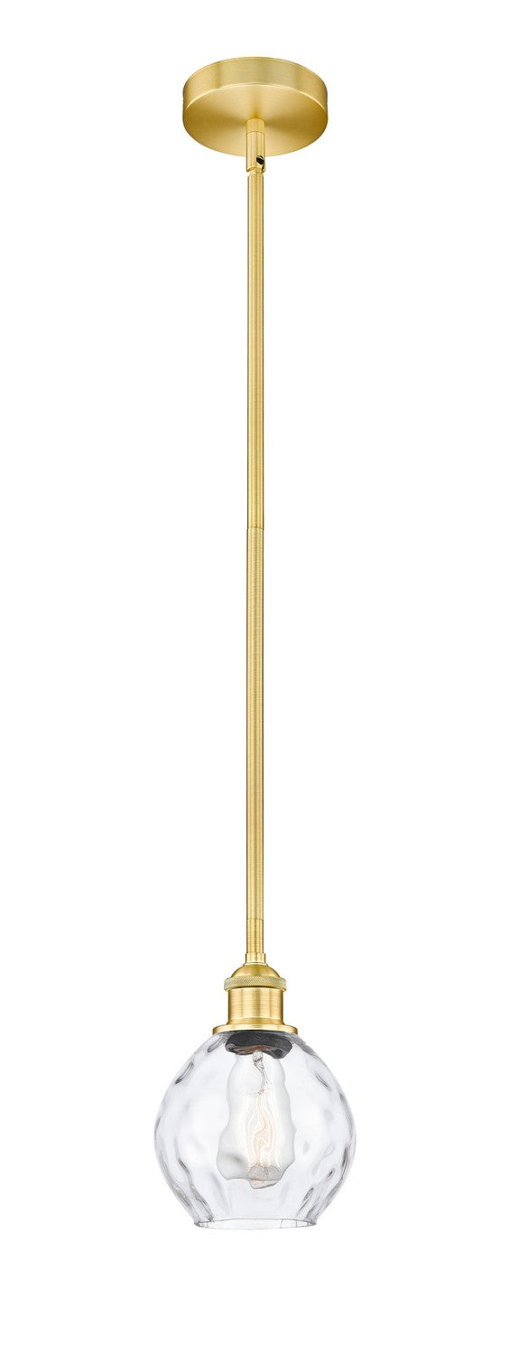 Innovations 616-1S-SG-G362 One Light Mini Pendant, Satin Gold