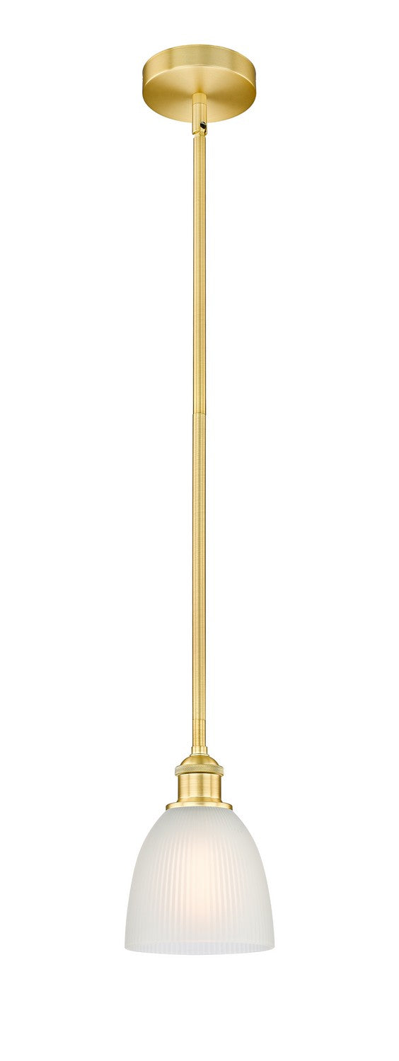 Innovations 616-1S-SG-G381 One Light Mini Pendant, Satin Gold