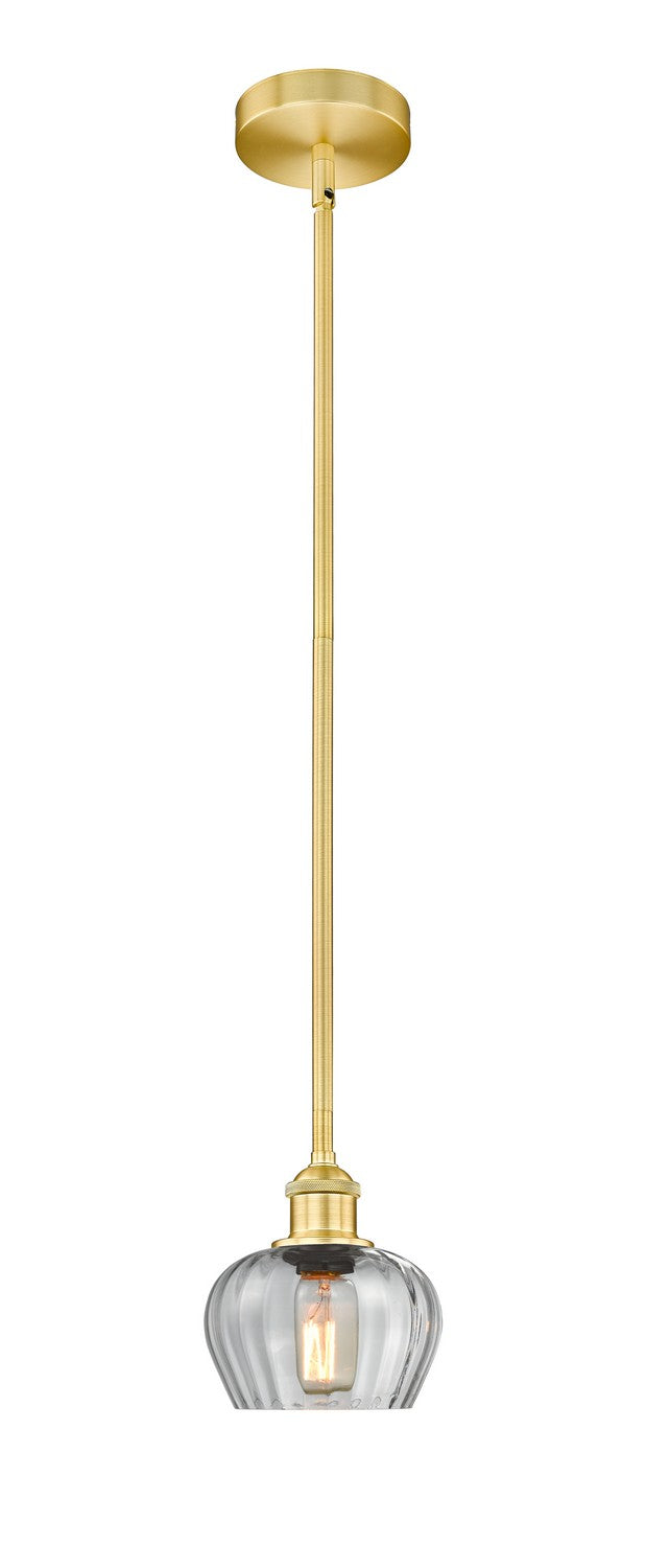 Innovations 616-1S-SG-G92 One Light Mini Pendant, Satin Gold