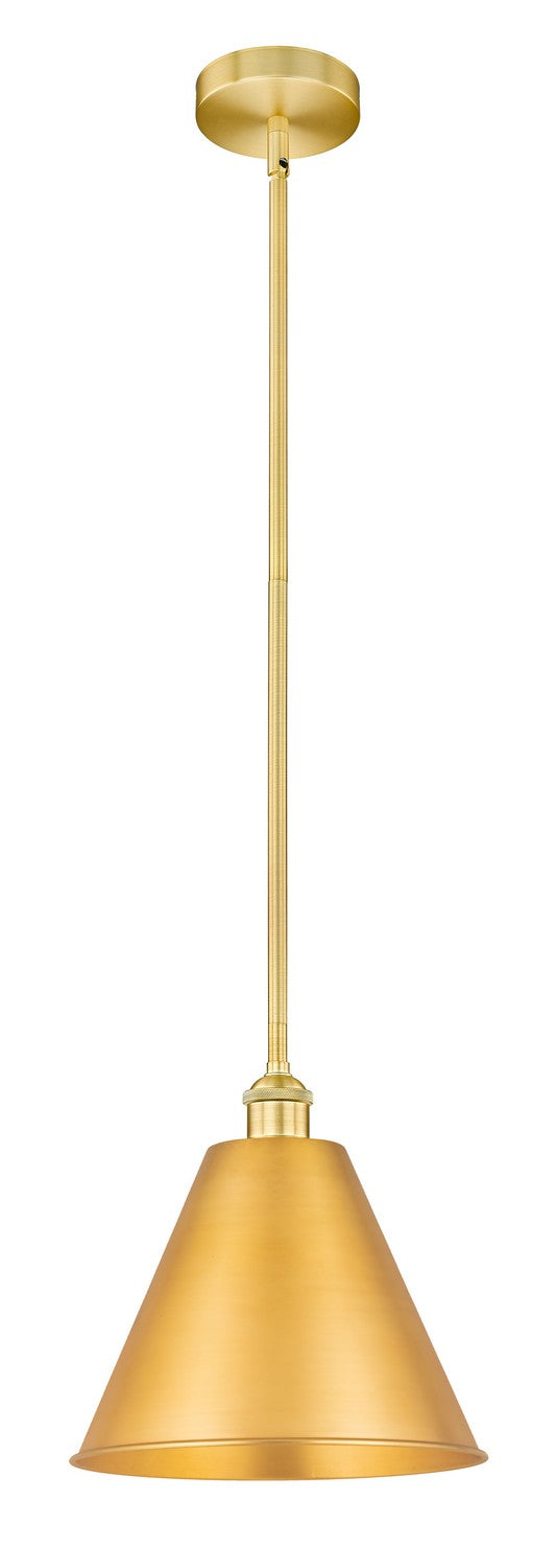 Innovations 616-1S-SG-MBC-12-SG One Light Mini Pendant, Satin Gold