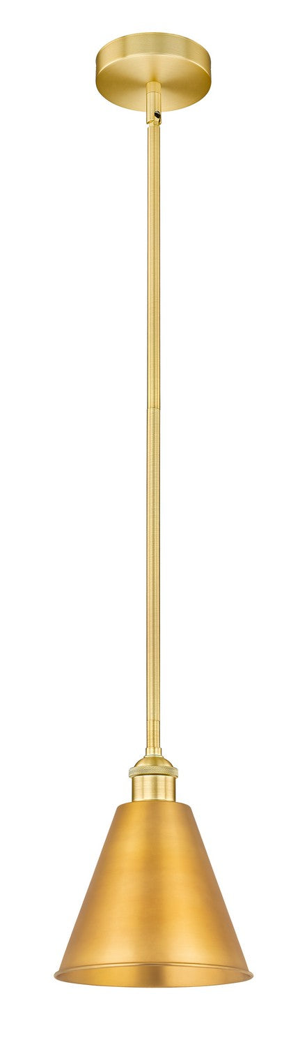 Innovations 616-1S-SG-MBC-8-SG One Light Mini Pendant, Satin Gold