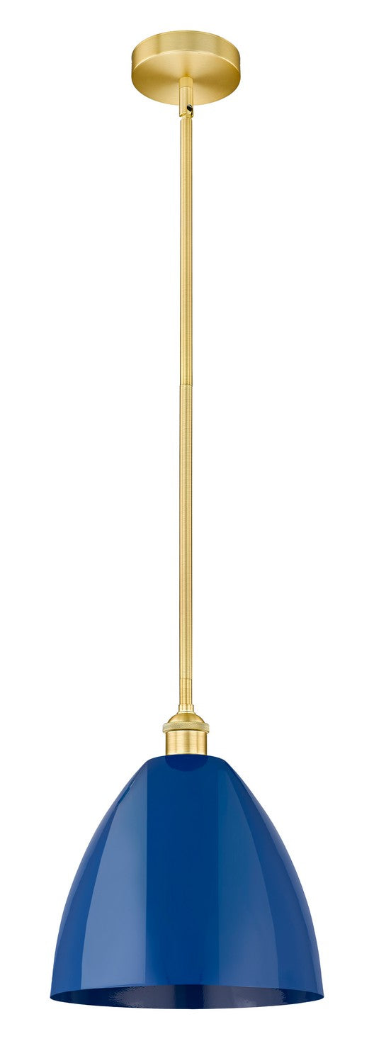 Innovations 616-1S-SG-MBD-12-BL One Light Mini Pendant, Satin Gold