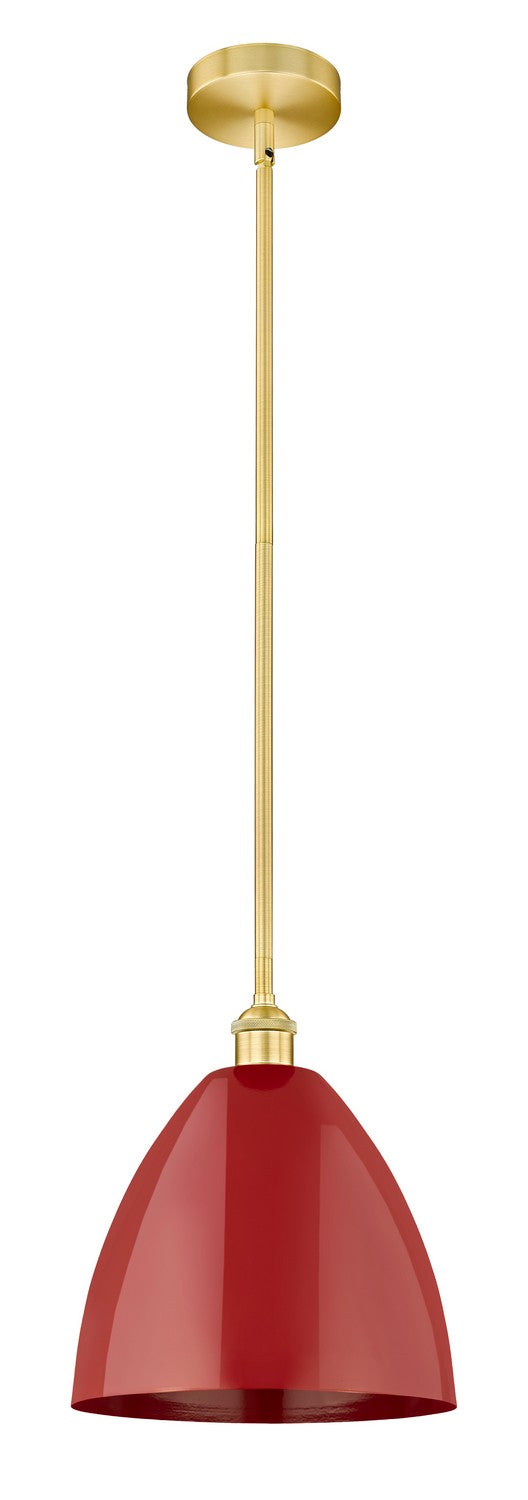 Innovations 616-1S-SG-MBD-12-RD One Light Mini Pendant, Satin Gold