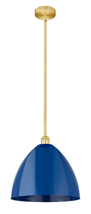 Innovations 616-1S-SG-MBD-16-BL One Light Mini Pendant, Satin Gold