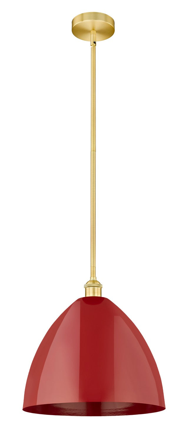 Innovations 616-1S-SG-MBD-16-RD One Light Mini Pendant, Satin Gold