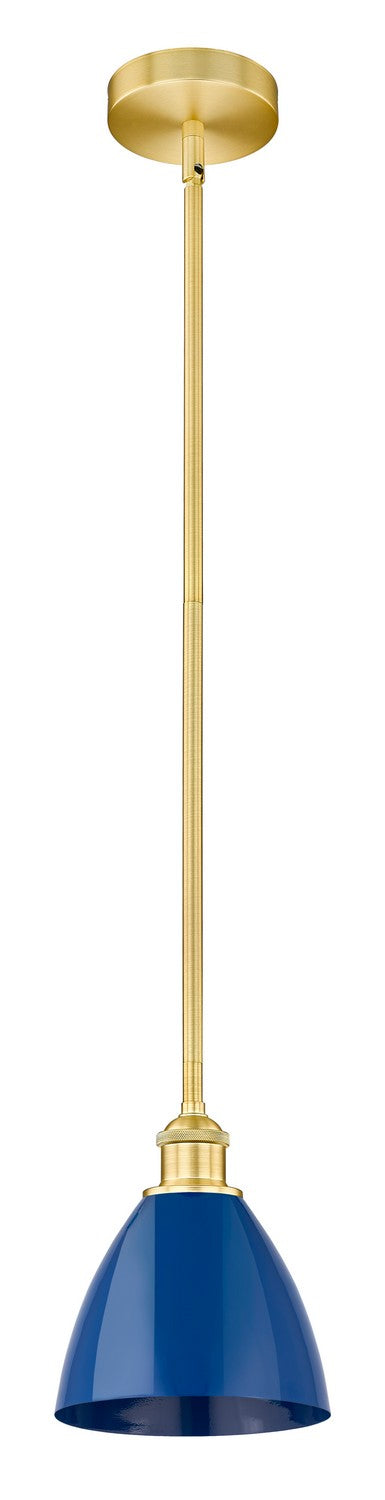 Innovations 616-1S-SG-MBD-75-BL One Light Mini Pendant, Satin Gold