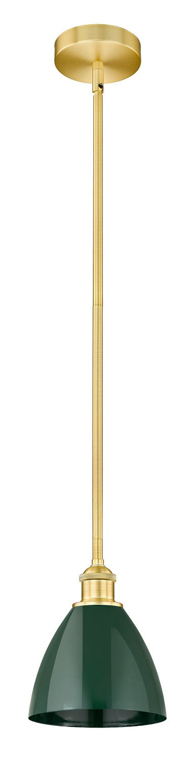 Innovations 616-1S-SG-MBD-75-GR One Light Mini Pendant, Satin Gold