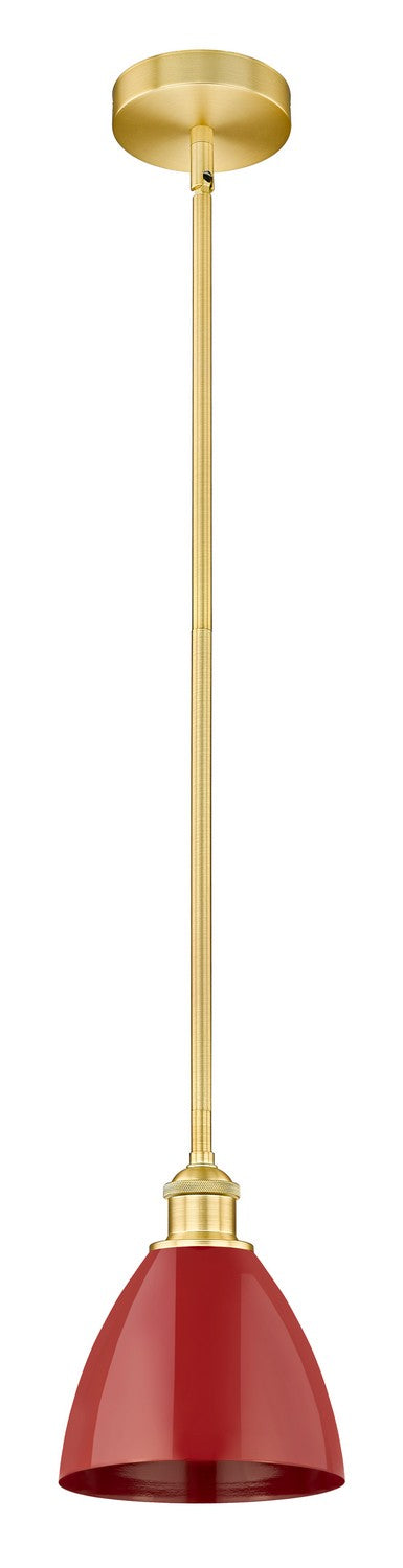 Innovations 616-1S-SG-MBD-75-RD One Light Mini Pendant, Satin Gold