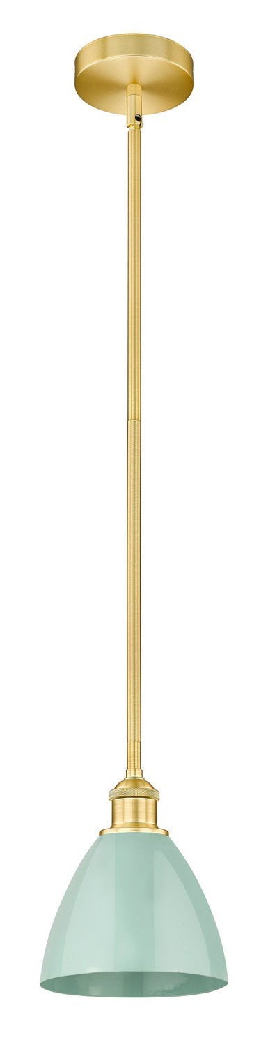 Innovations 616-1S-SG-MBD-75-SF One Light Mini Pendant, Satin Gold