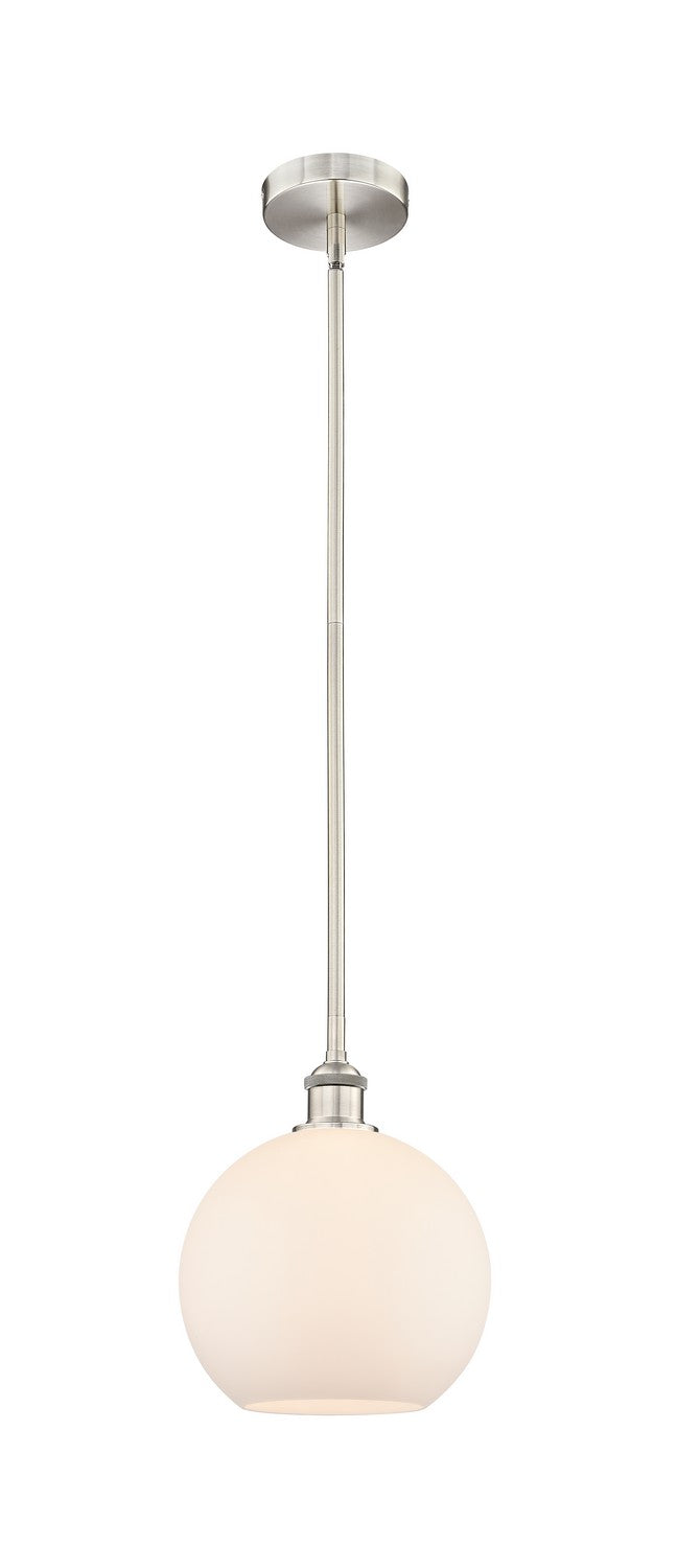 Innovations 616-1S-SN-G121-10 One Light Mini Pendant, Brushed Satin Nickel