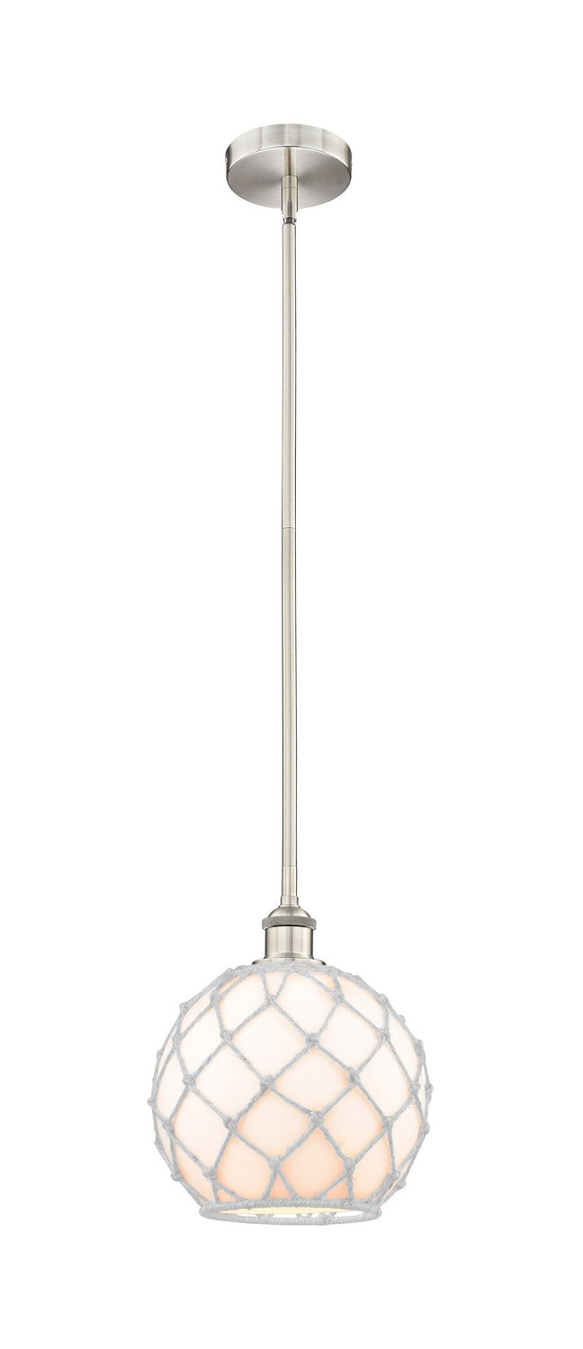 Innovations 616-1S-SN-G121-10RW One Light Mini Pendant, Brushed Satin Nickel