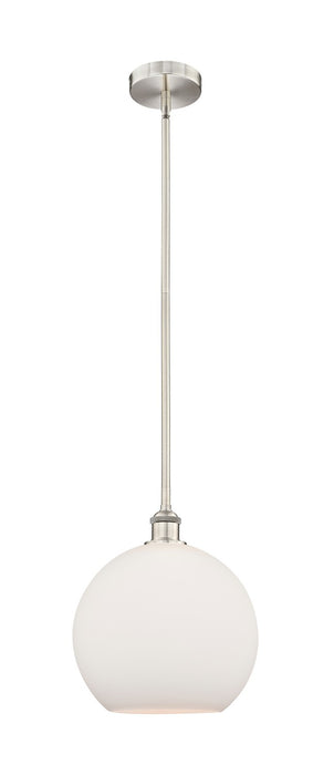 Innovations 616-1S-SN-G121-12 One Light Mini Pendant, Brushed Satin Nickel