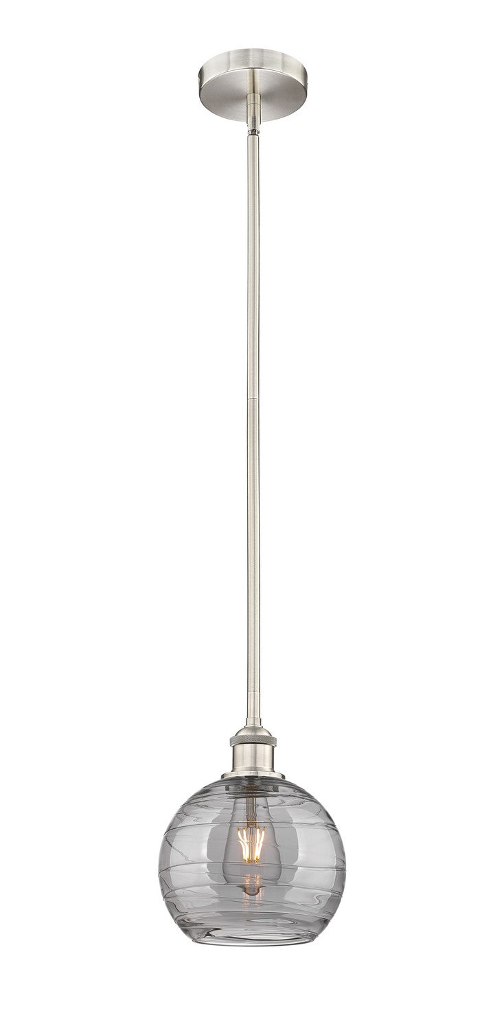 Innovations 616-1S-SN-G1213-8SM One Light Mini Pendant, Brushed Satin Nickel