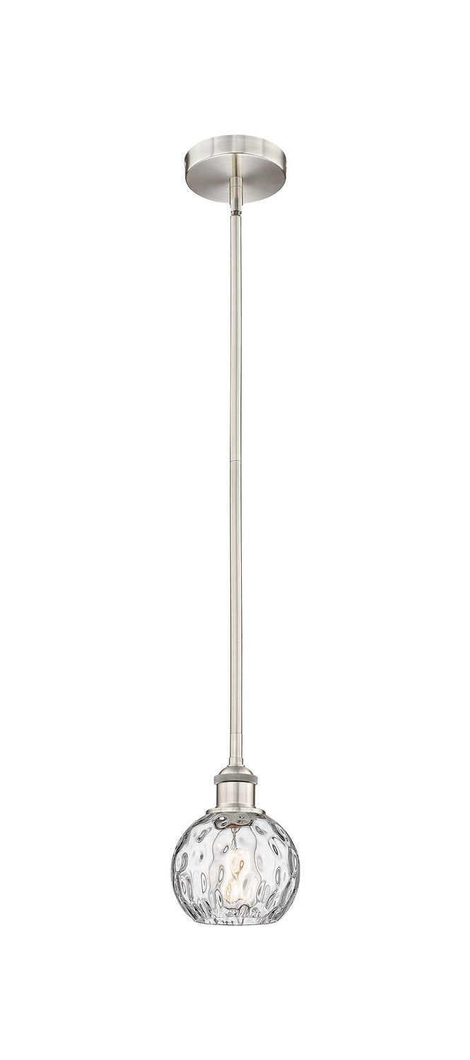 Innovations 616-1S-SN-G1215-6 One Light Mini Pendant, Brushed Satin Nickel