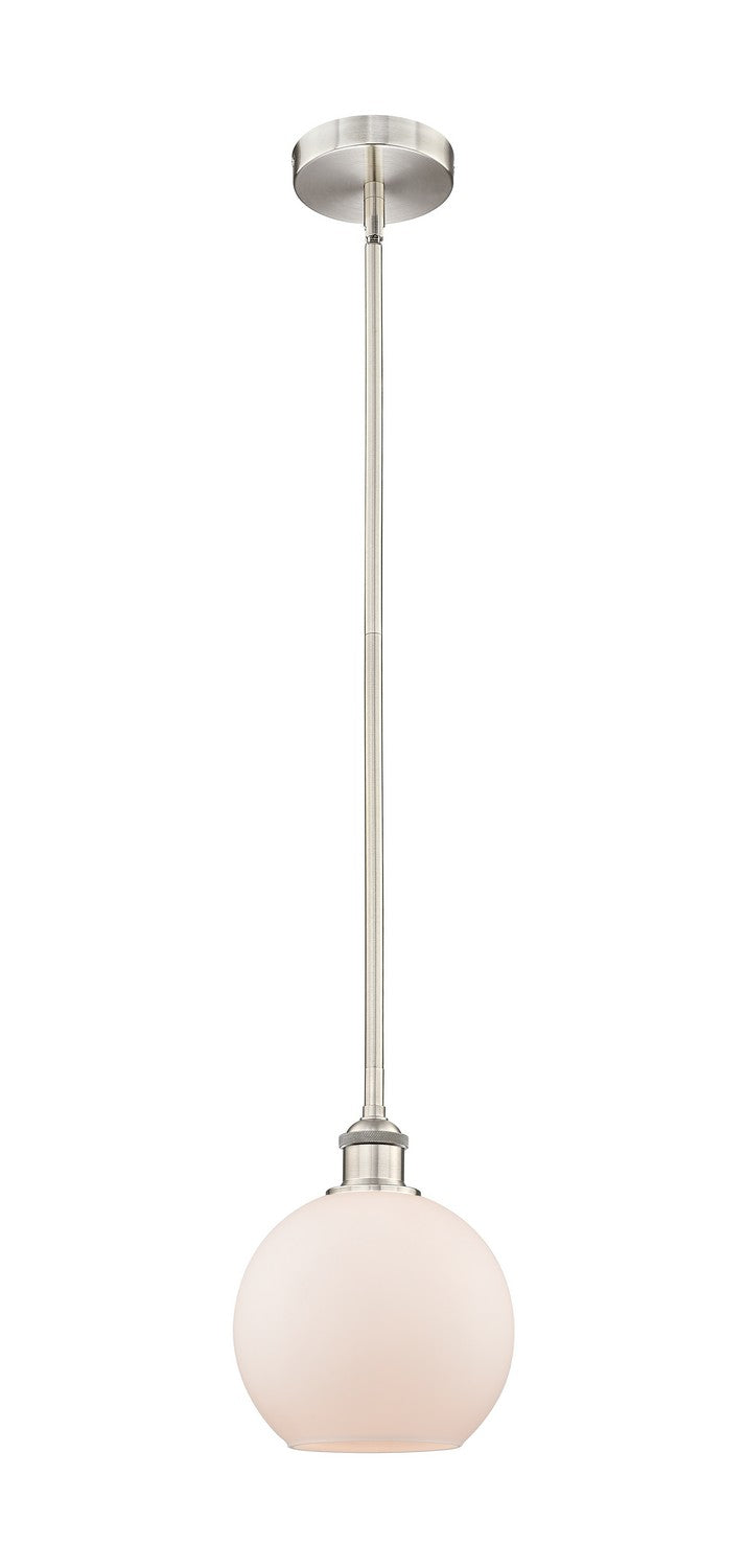 Innovations 616-1S-SN-G121-8 One Light Mini Pendant, Brushed Satin Nickel