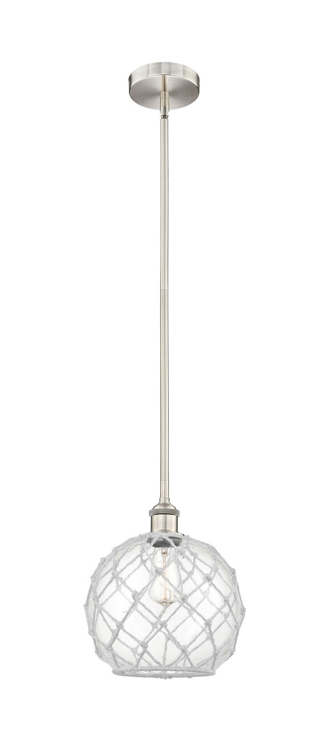 Innovations 616-1S-SN-G122-10RW One Light Mini Pendant, Brushed Satin Nickel