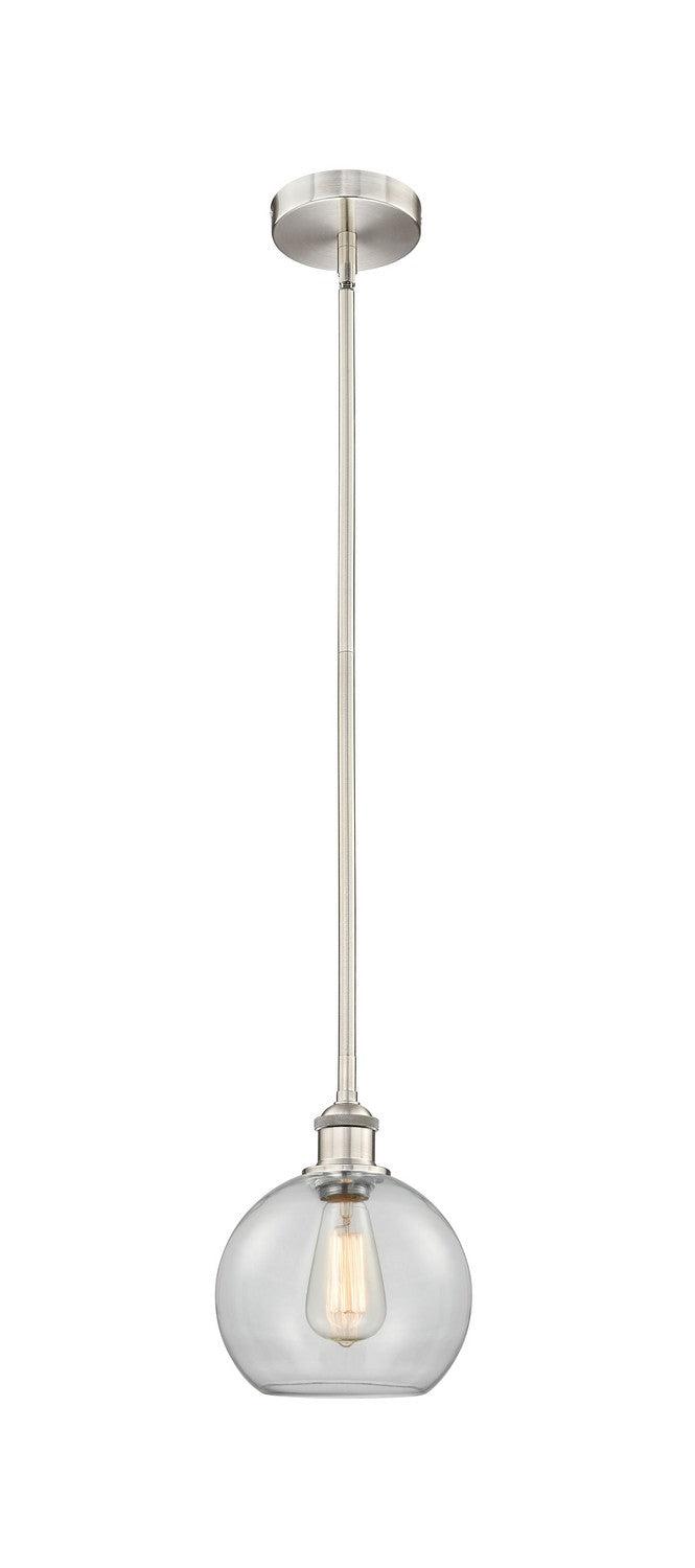 Innovations 616-1S-SN-G122-8 One Light Mini Pendant, Brushed Satin Nickel