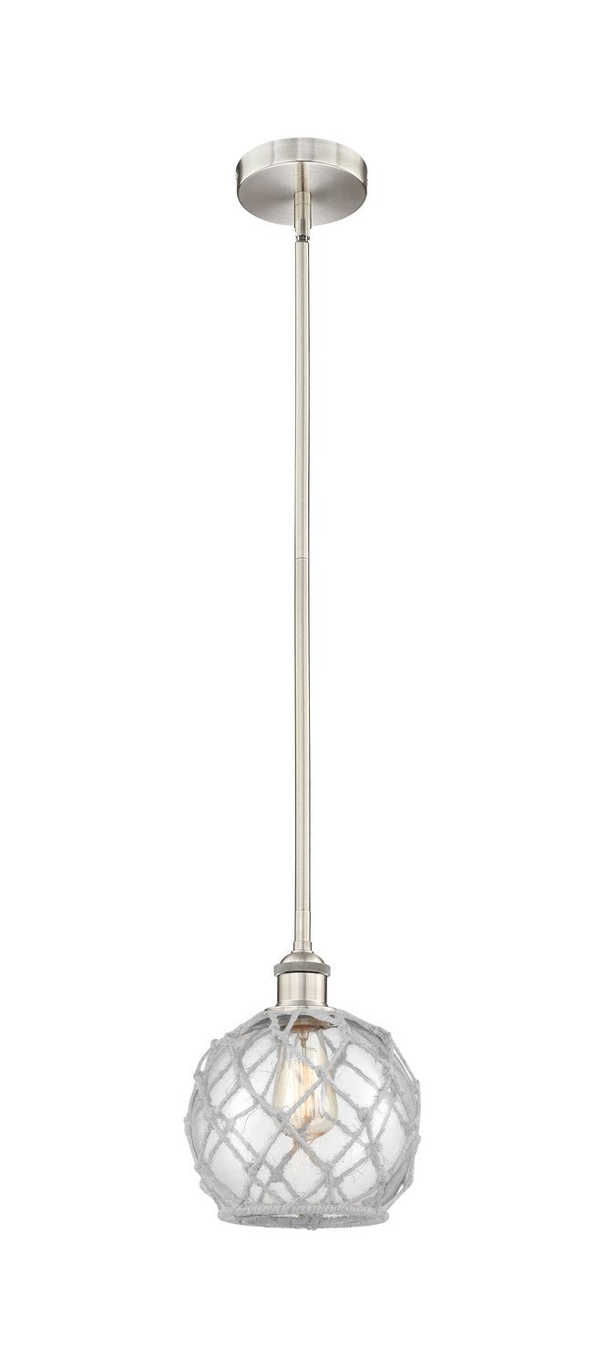 Innovations 616-1S-SN-G122-8RW One Light Mini Pendant, Brushed Satin Nickel