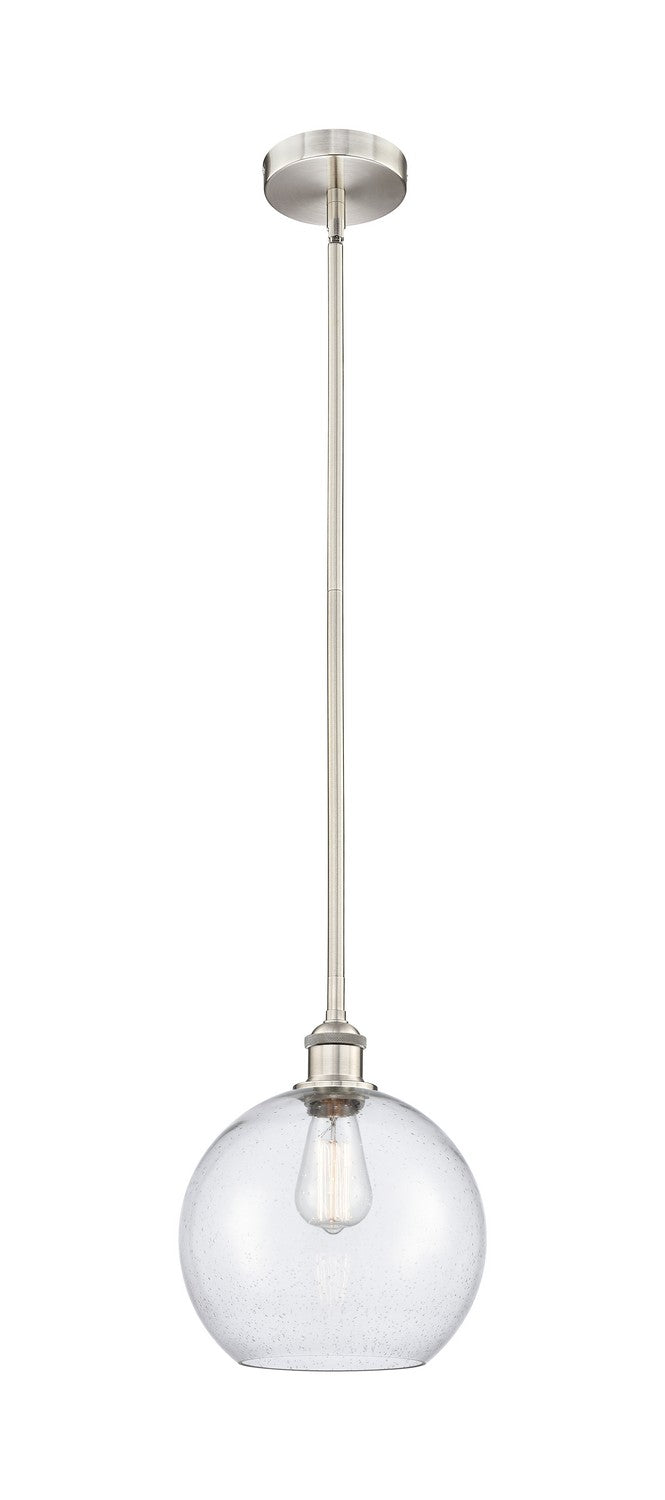 Innovations 616-1S-SN-G124-10 One Light Mini Pendant, Brushed Satin Nickel