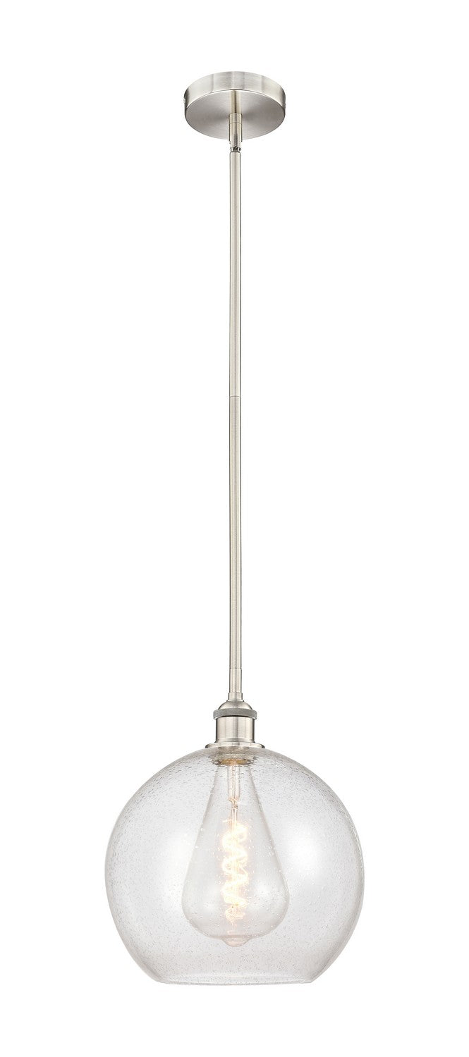 Innovations 616-1S-SN-G124-12 One Light Mini Pendant, Brushed Satin Nickel