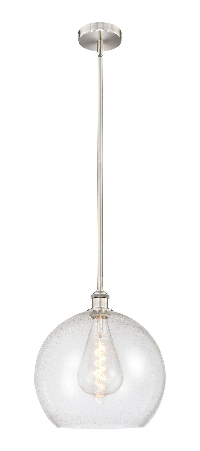 Innovations 616-1S-SN-G124-14 One Light Pendant, Brushed Satin Nickel
