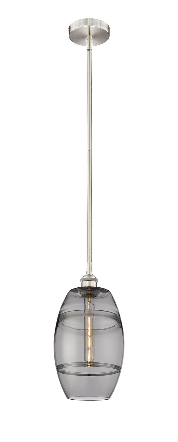 Innovations 616-1S-SN-G557-8SM One Light Mini Pendant, Brushed Satin Nickel