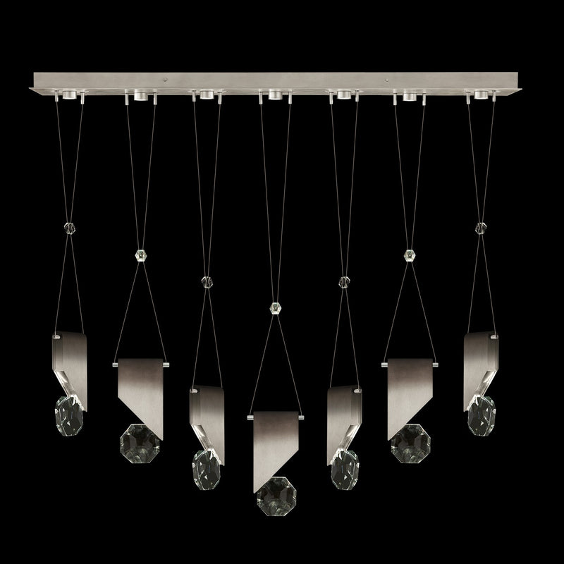 Fine Art 100007-4-1111111 LED Linear Pendant, Silver
