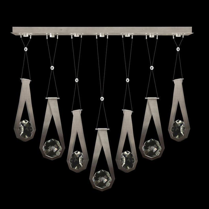 Fine Art 100007-4-2222222 LED Linear Pendant, Silver