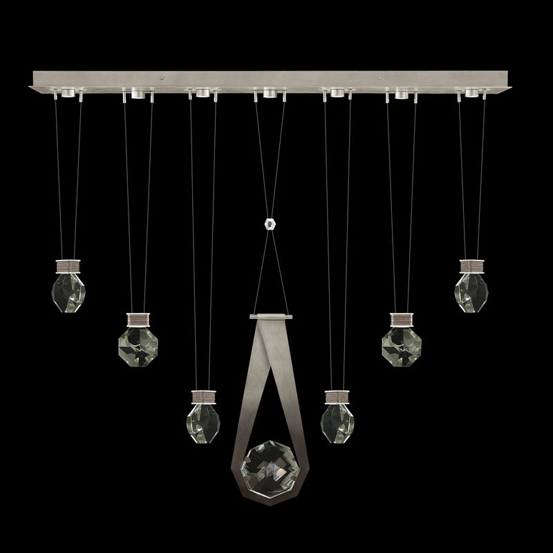 Fine Art 100007-4-2444444 LED Linear Pendant, Silver