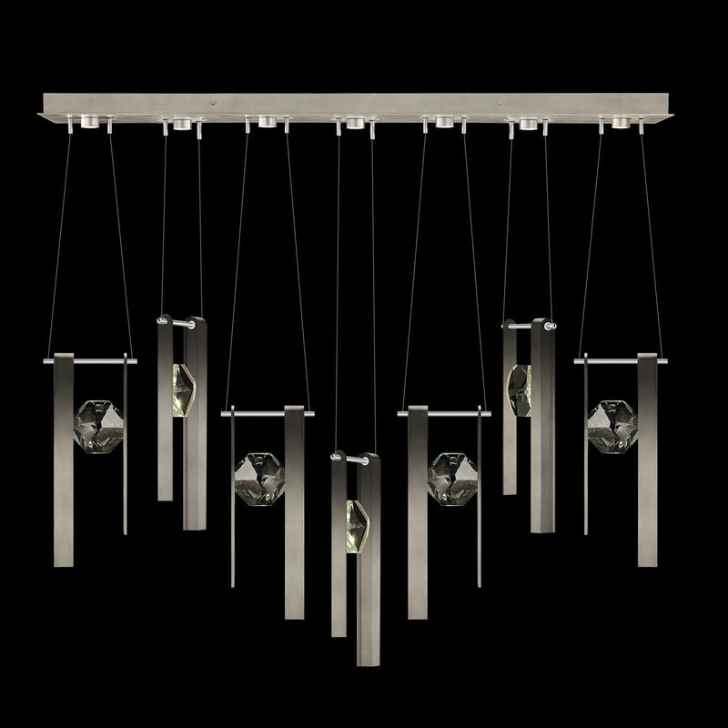 Fine Art 100007-4-3333333 LED Linear Pendant, Silver