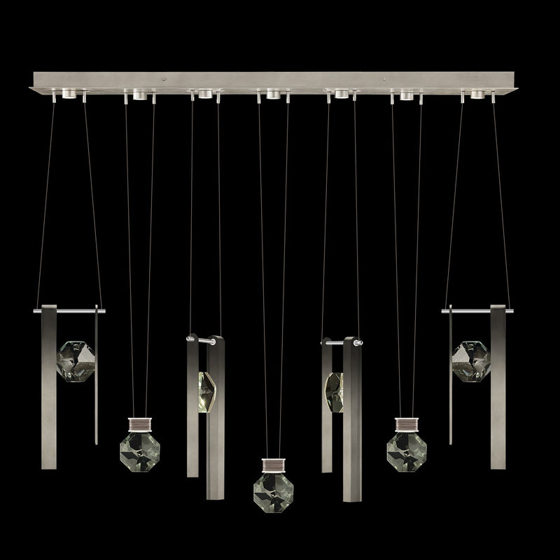 Fine Art 100007-4-3333444 LED Linear Pendant, Silver