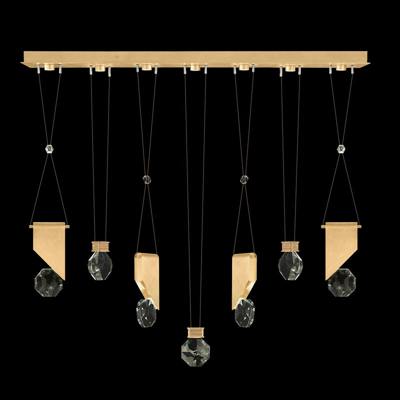 Fine Art 100007-5-1111444 LED Linear Pendant, Gold