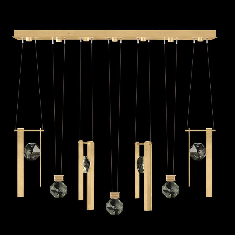 Fine Art 100007-5-3333444 LED Linear Pendant, Gold