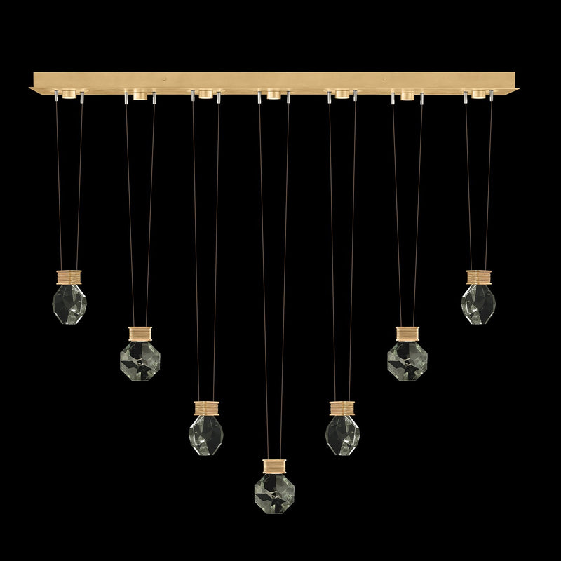 Fine Art 100007-5-4444444 LED Linear Pendant, Gold