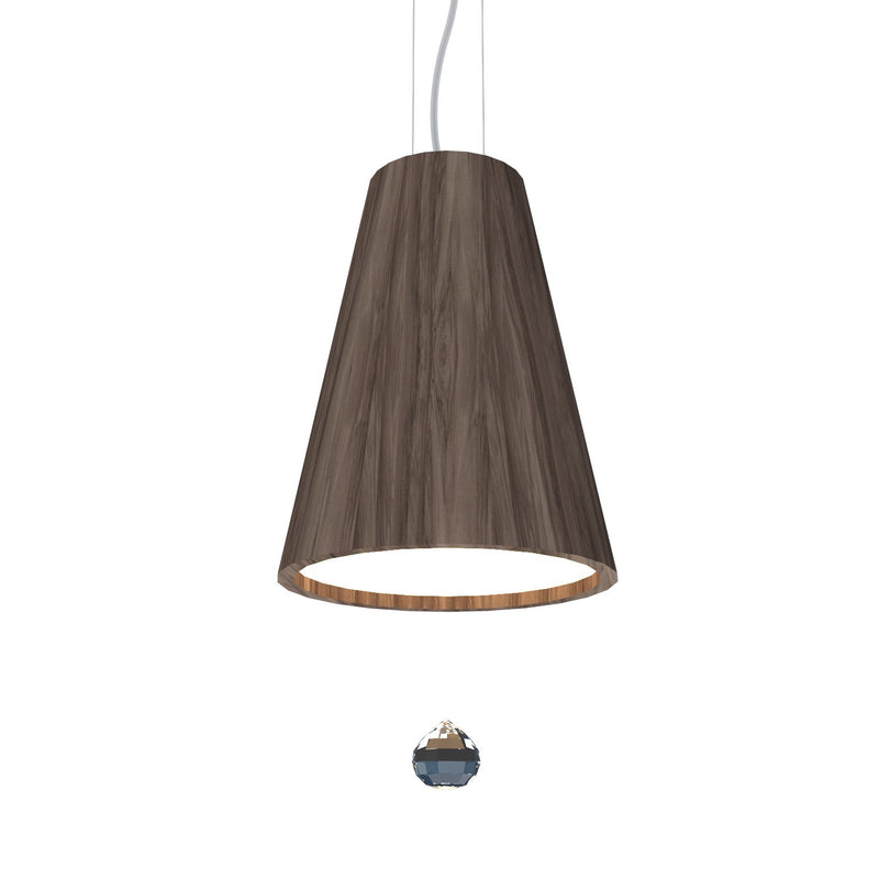 Accord Lighting 1130CLED.18 LED Pendant, American Walnut