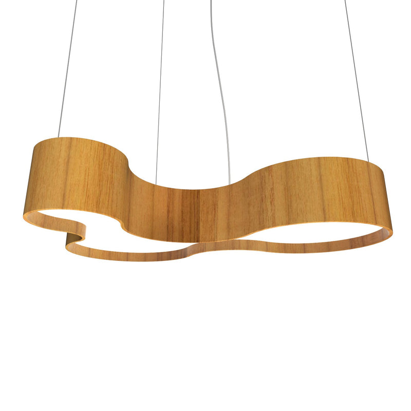 Accord Lighting 1216LED.12 LED Pendant, Teak