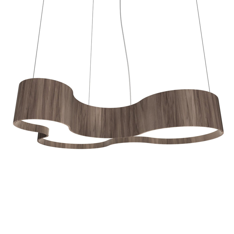 Accord Lighting 1216LED.18 LED Pendant, American Walnut