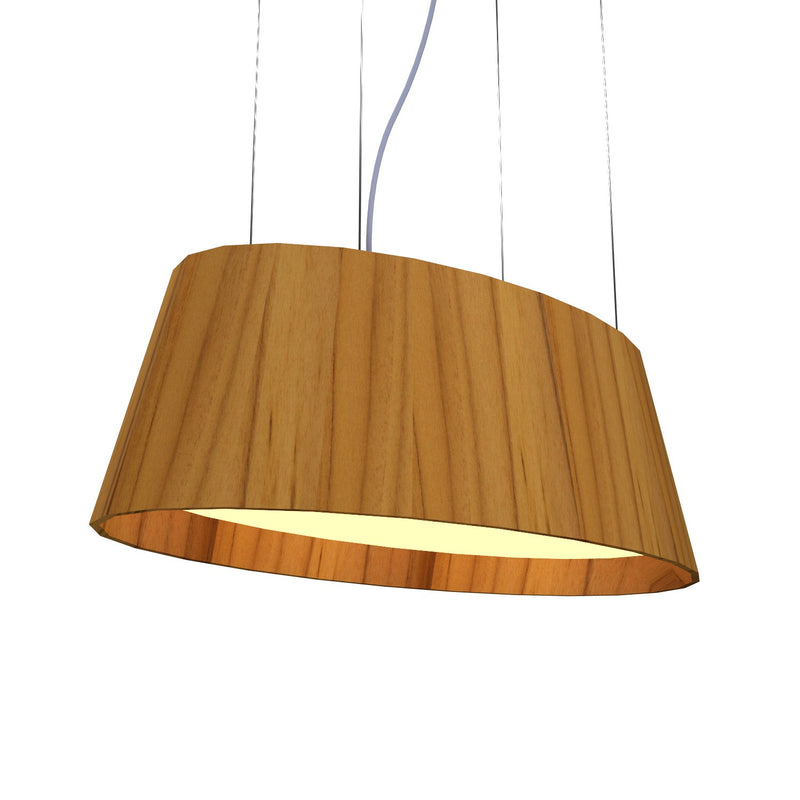 Accord Lighting 1218LED.12 LED Pendant, Teak