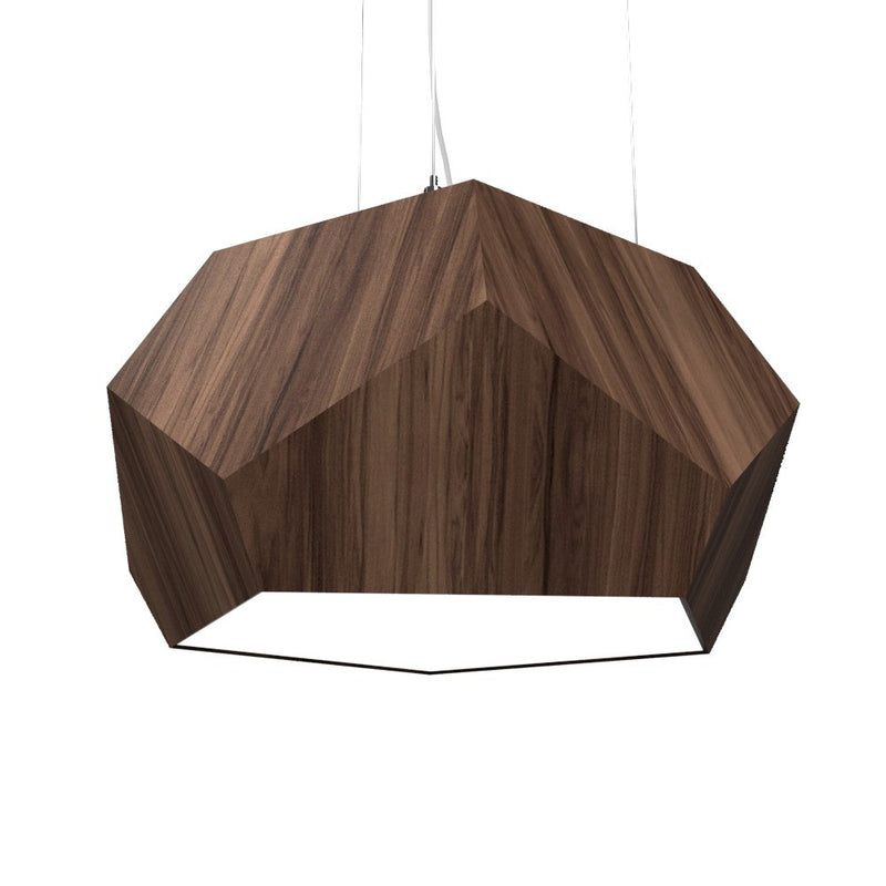 Accord Lighting 1227LED.18 LED Pendant, American Walnut