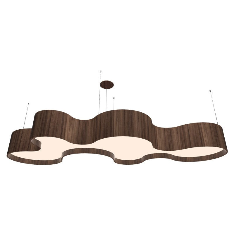 Accord Lighting 1258LED.18 LED Pendant, American Walnut