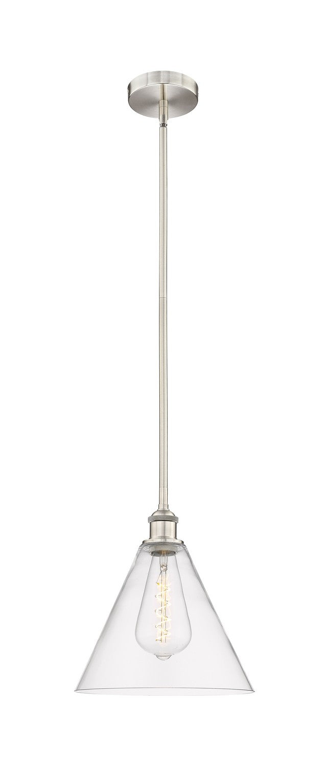 Innovations 616-1S-SN-GBC-122 One Light Mini Pendant, Brushed Satin Nickel