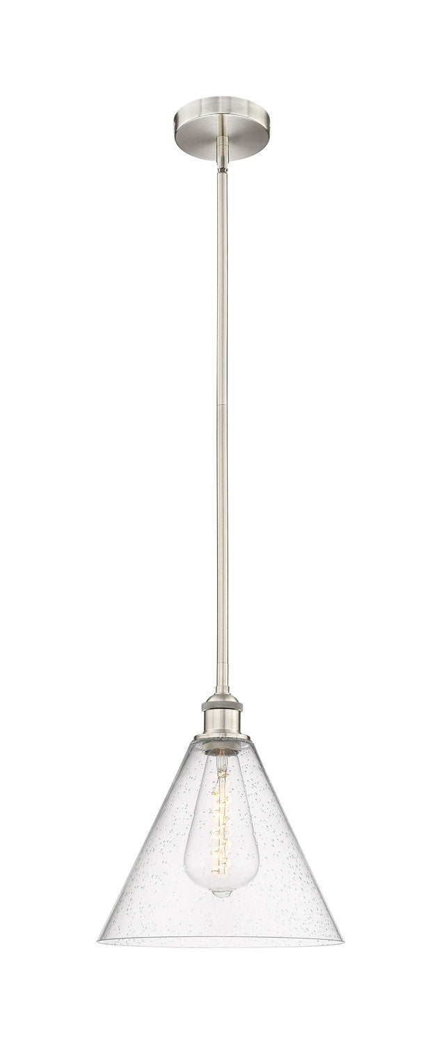 Innovations 616-1S-SN-GBC-124 One Light Mini Pendant, Brushed Satin Nickel