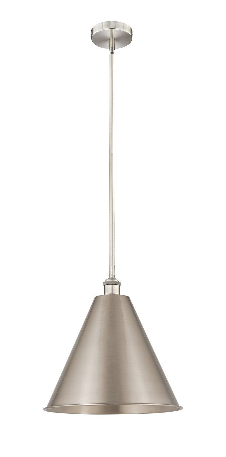 Innovations 616-1S-SN-MBC-16-SN One Light Mini Pendant, Brushed Satin Nickel