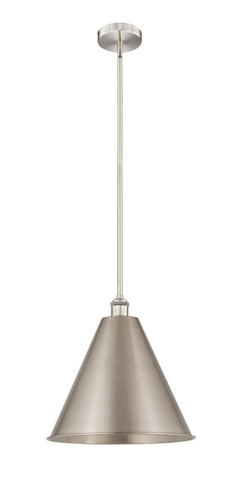 Innovations 616-1S-SN-MBC-16-SN One Light Mini Pendant, Brushed Satin Nickel